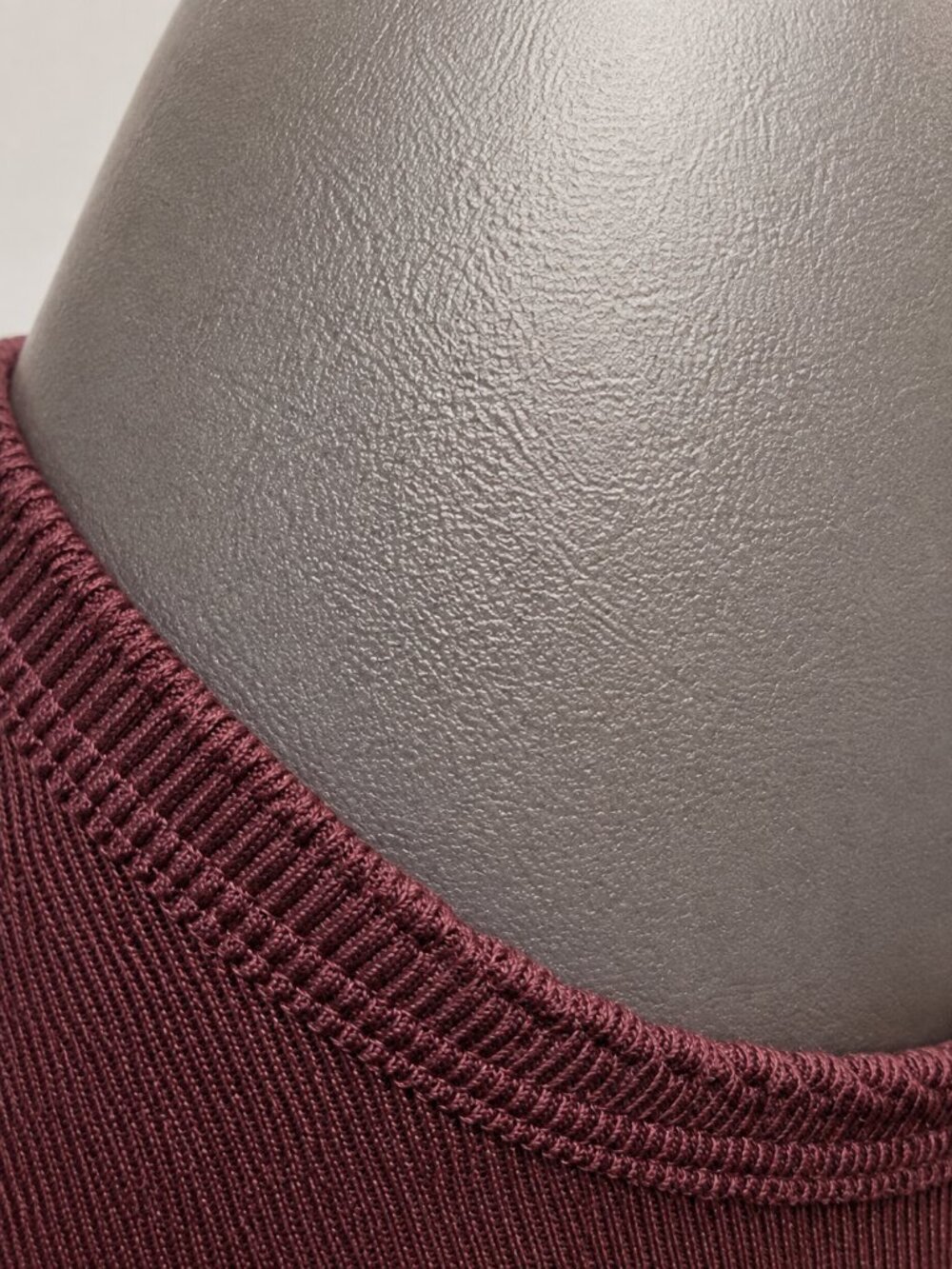 Sonia Rykiel Paris Burgundy Cotton Lace Rhinestone Long Sleeve Top Size L - Picture 7 of 10